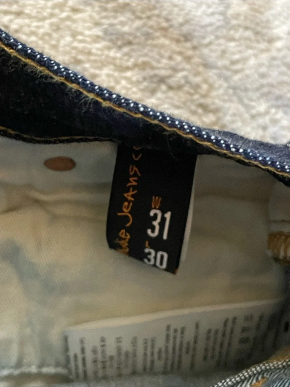Nudie Jeans Indigo Straight Men’s Denim